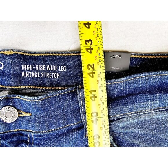 Torrid Size 18R Womens 30" Inseam High Rise Wide Leg Vintage Straight Jeans NWT - Picture 5 of 14